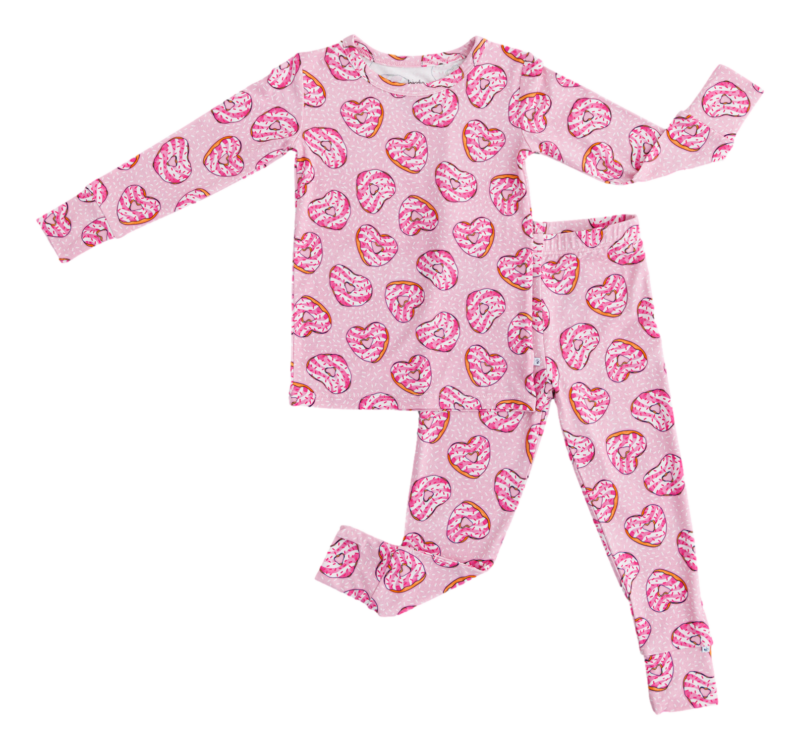 Birdie Bean Emma Bamboo Viscose Two-Piece Pajamas Valentines