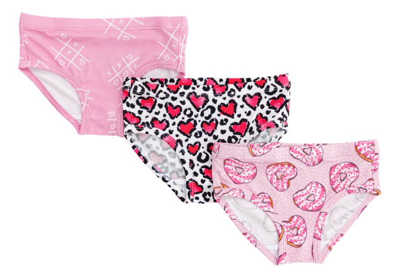 Birdie Bean Valentine Bamboo Viscose Underwear Set