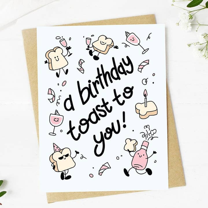 Big Moods A Birthday Toast To You Birthday Card