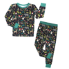 Night Forest Bamboo Viscose Pajama Set available at Blossom