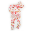 Alma Floral Ruffle Bamboo Viscose Zippered Romper available at Blossom