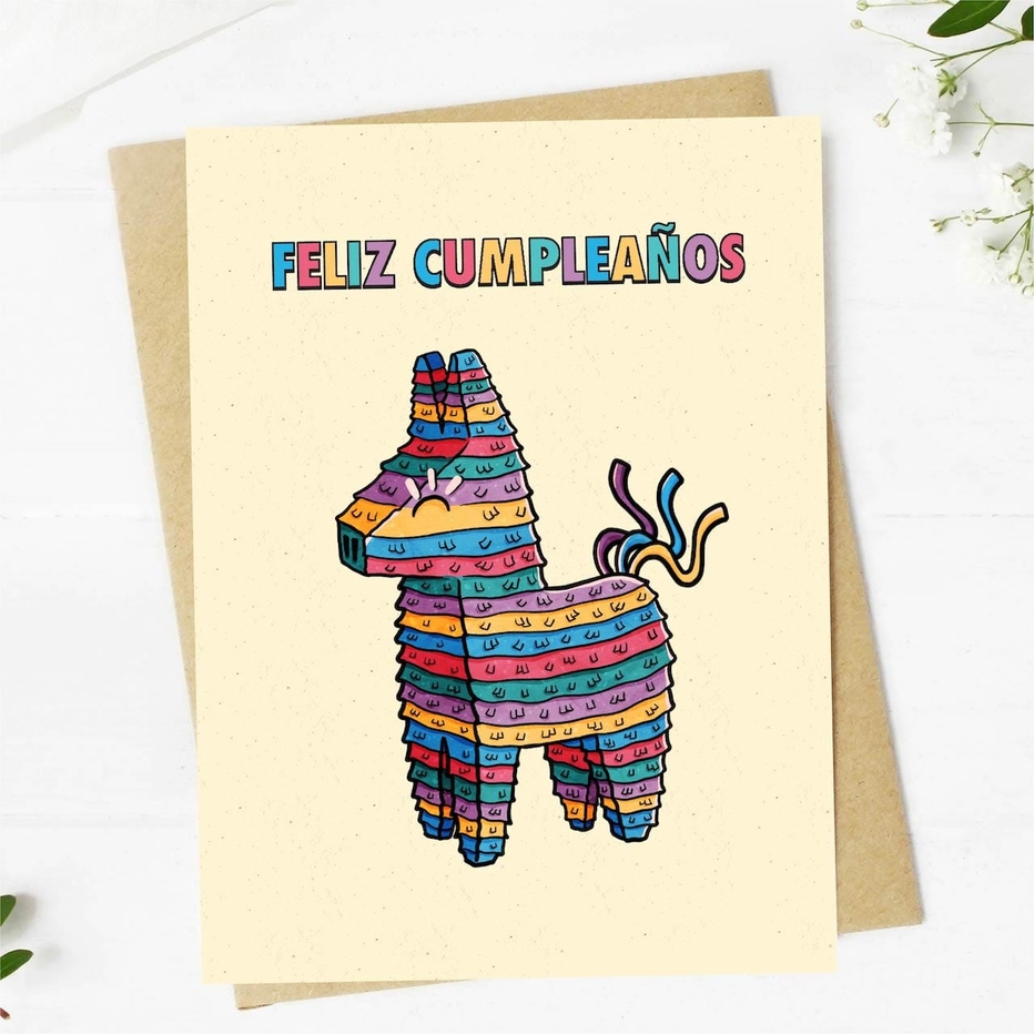 Big Moods Feliz Cumpleaños Spanish Birthday Card