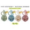 Itzy Soother Natural Rubber Pacifier Set in Agave and Succulent