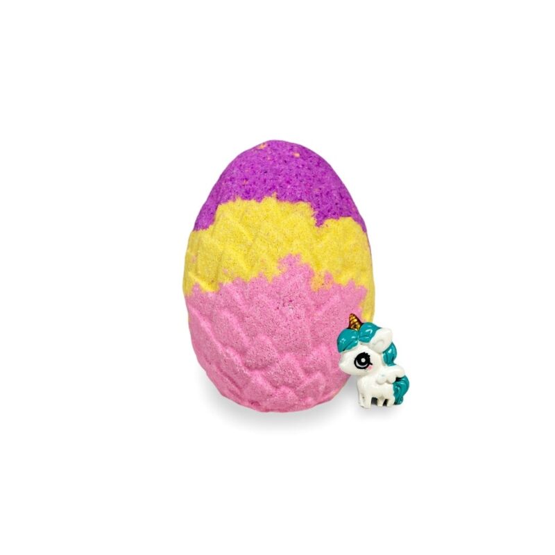 Happy Hippo Bath Unicorn Egg  Bath Bomb with Toy