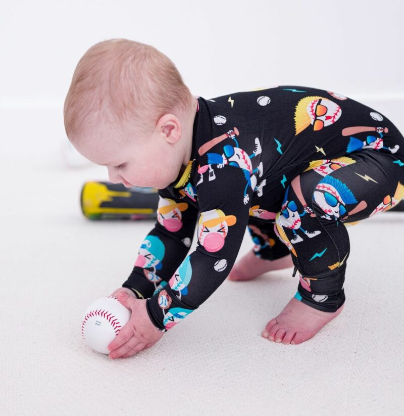 Slugger Bamboo Viscose Convertible Romper from Birdie Bean