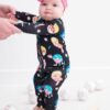 Birdie Bean Slugger Bamboo Viscose Convertible Romper