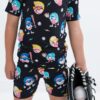 Slugger Bamboo Viscose Short Sleeve Pajama Set from Birdie Bean