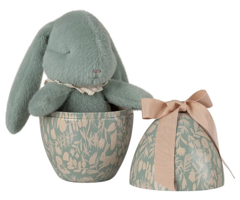 Maileg Easter Egg With Bunny In Mint