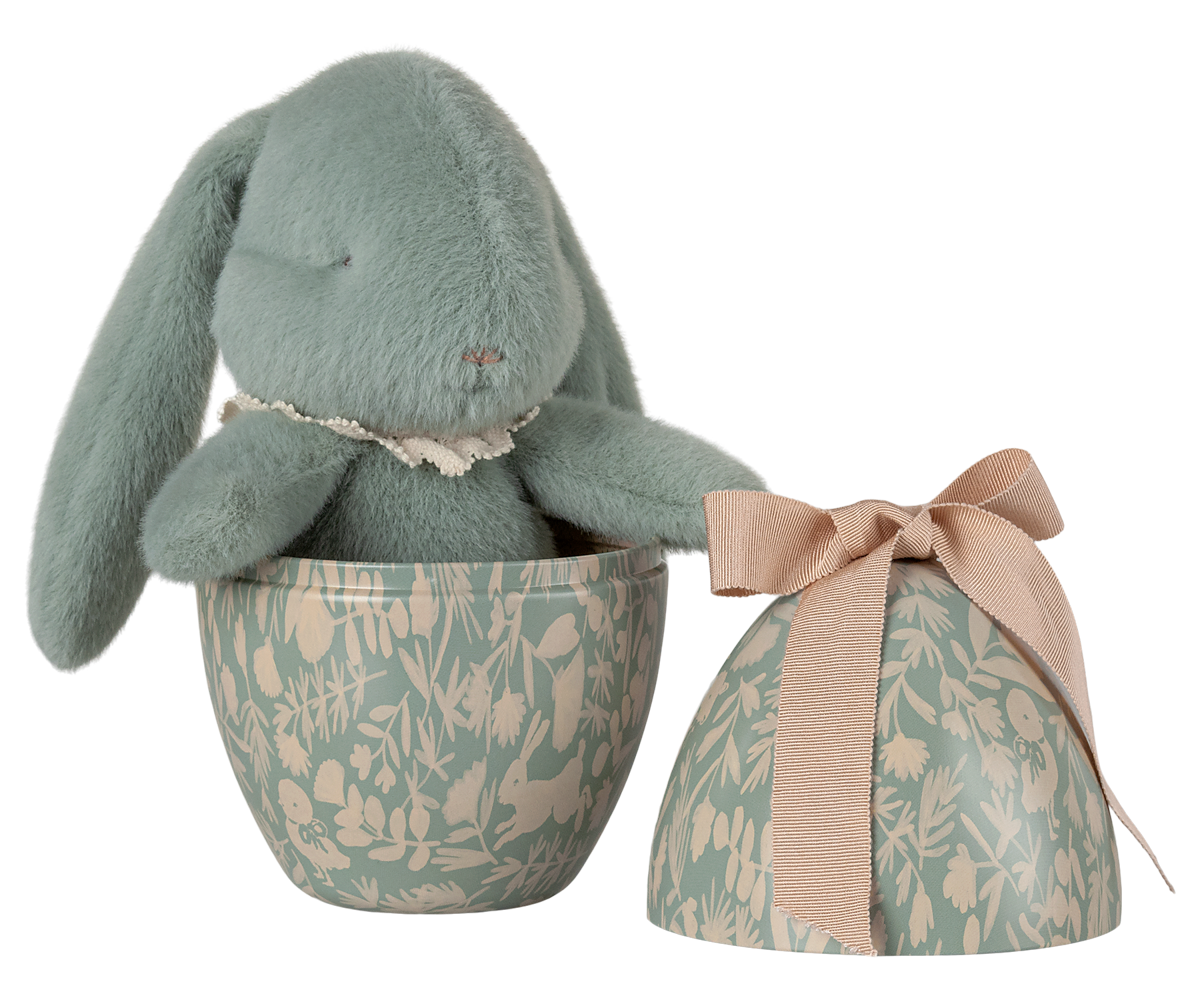 Maileg Easter Egg With Bunny In Mint