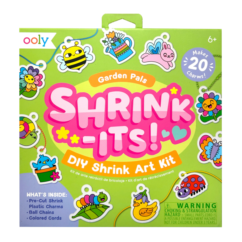 Shrink-its! DIY Shrink Art Kit - Garden Pals from OOLY