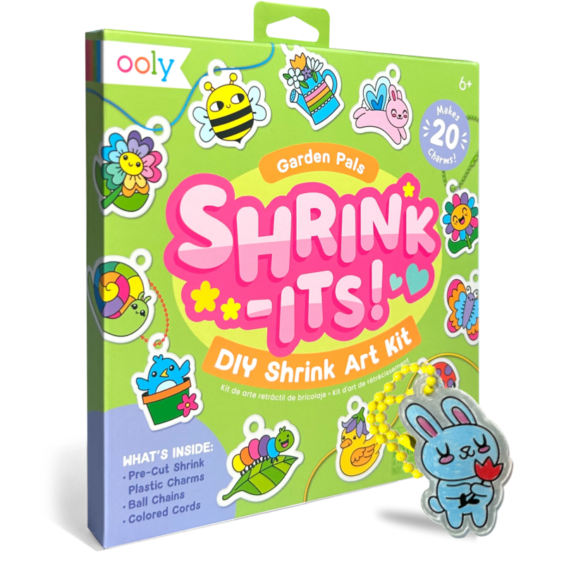 OOLY Shrink-its! DIY Shrink Art Kit - Garden Pals