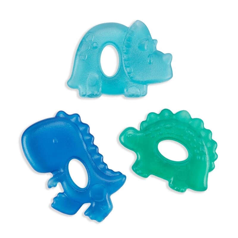 Itzy Ritzy Cutie Coolers Water Filled Teethers In Dino