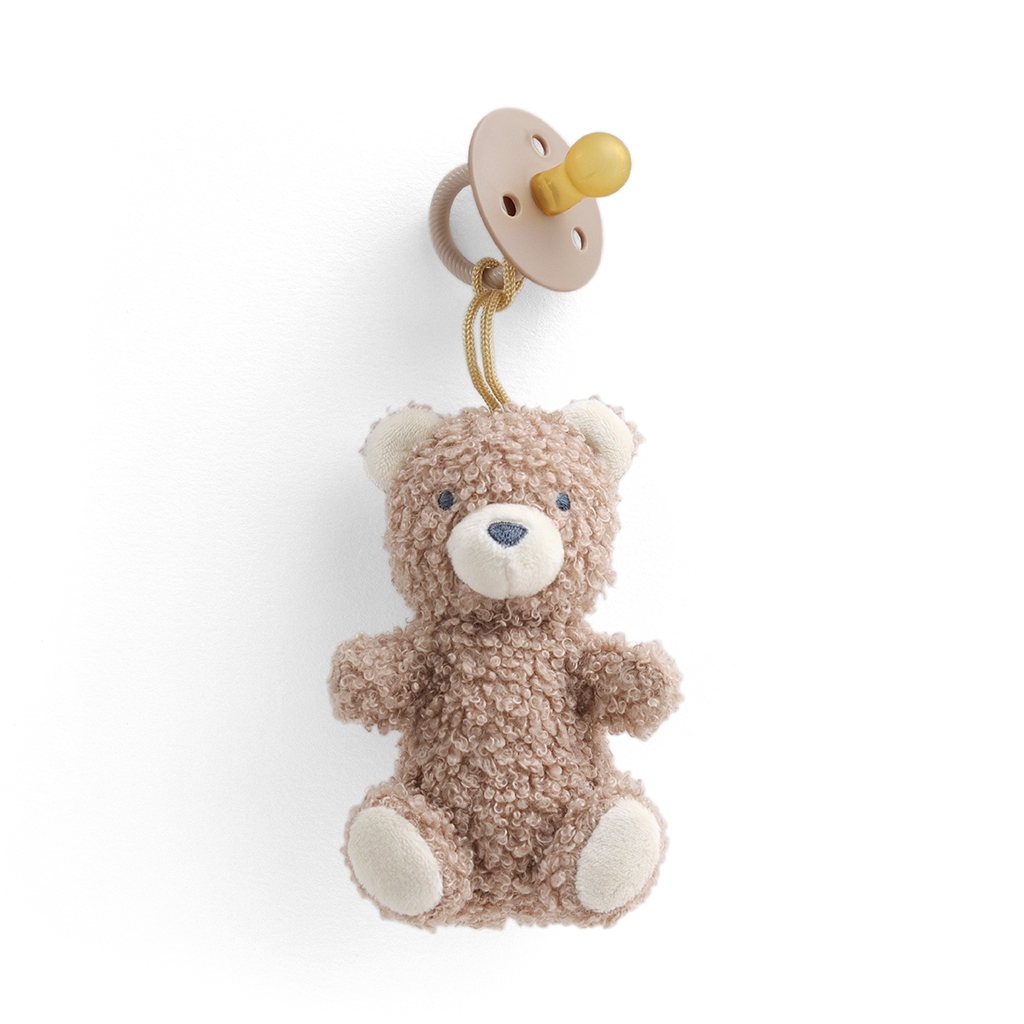 Itzy Ritzy Bitzy Pal Bear Plush with Natural Rubber Sweetie Soother