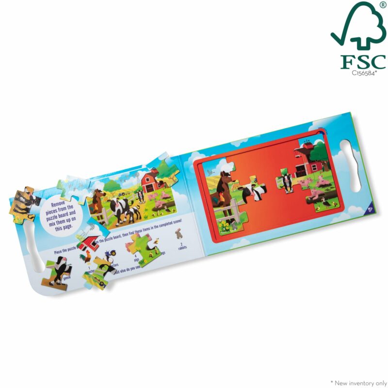 Take Along Magnetic Jigsaw Puzzles - On the Farm made by Melissa & Doug