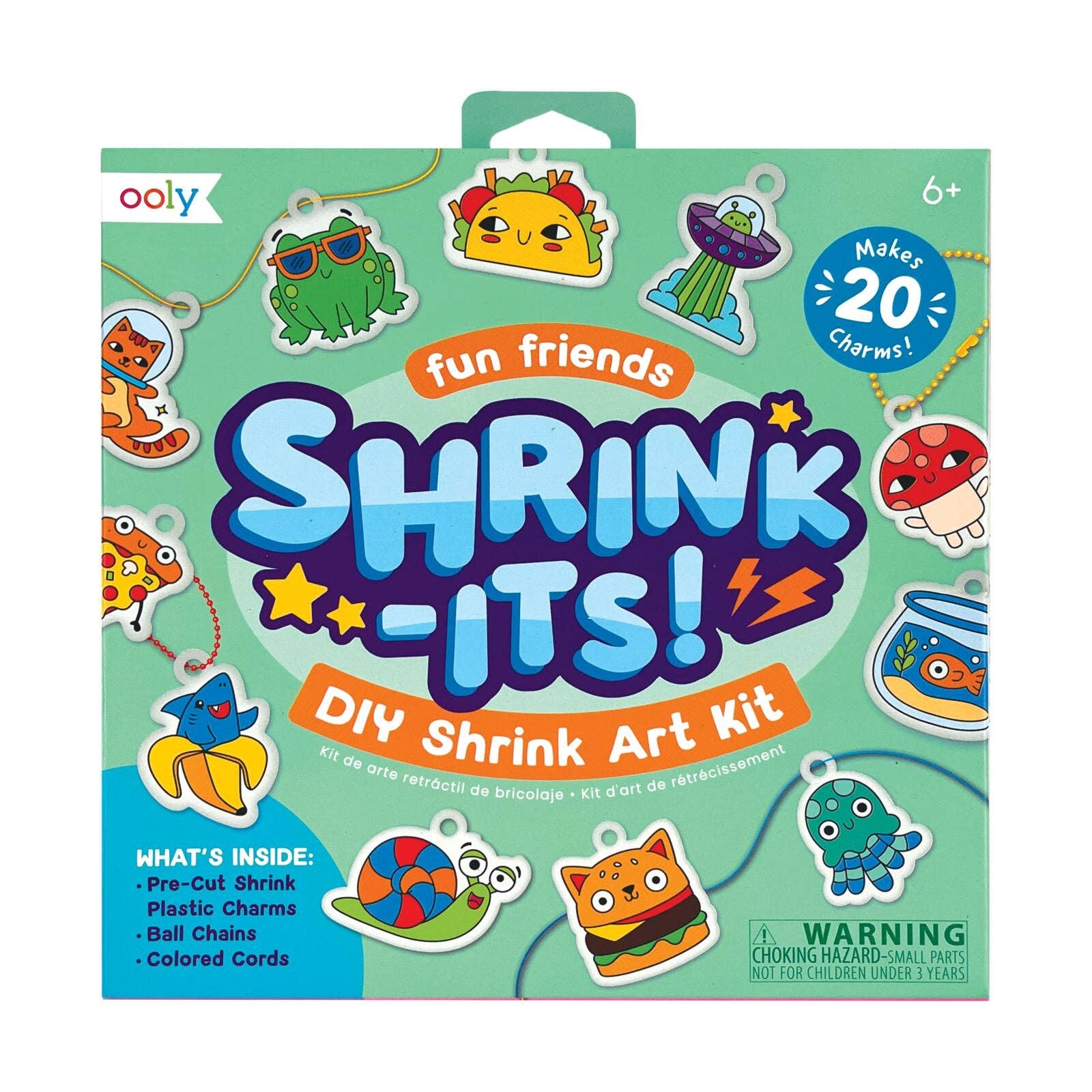 OOLY Shrink-Its! D.I.Y. Shrink Art Kit - Fun Friends