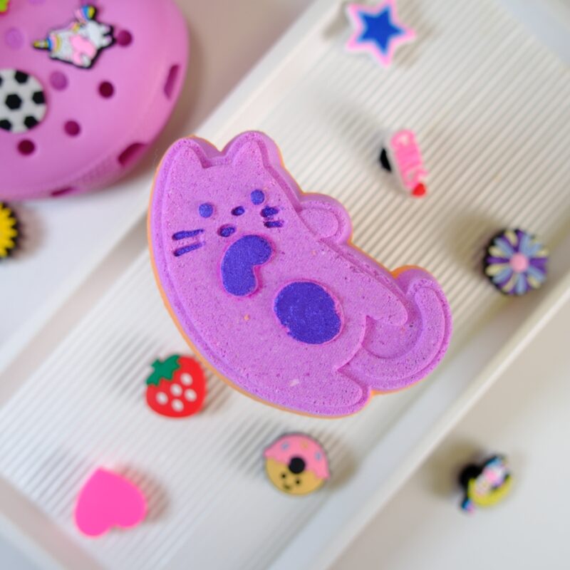 Happy Hippo Bath Meow Meow Bath Bomb With Shoe Charm