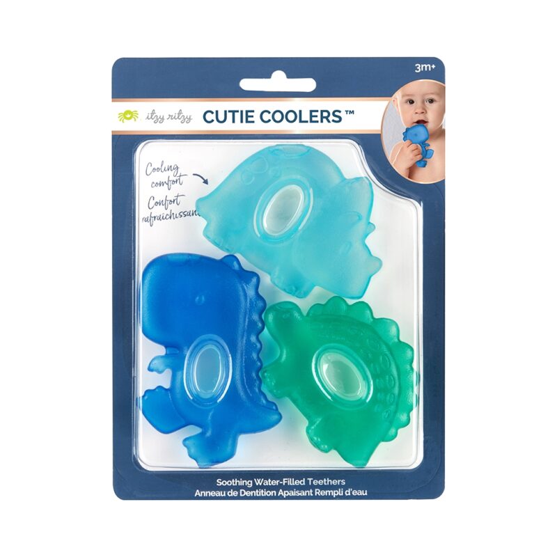 Cutie Coolers Water Filled Teethers In Dino from Itzy Ritzy