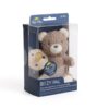 Bitzy Pal Bear Plush with Natural Rubber Sweetie Soother made by Itzy Ritzy