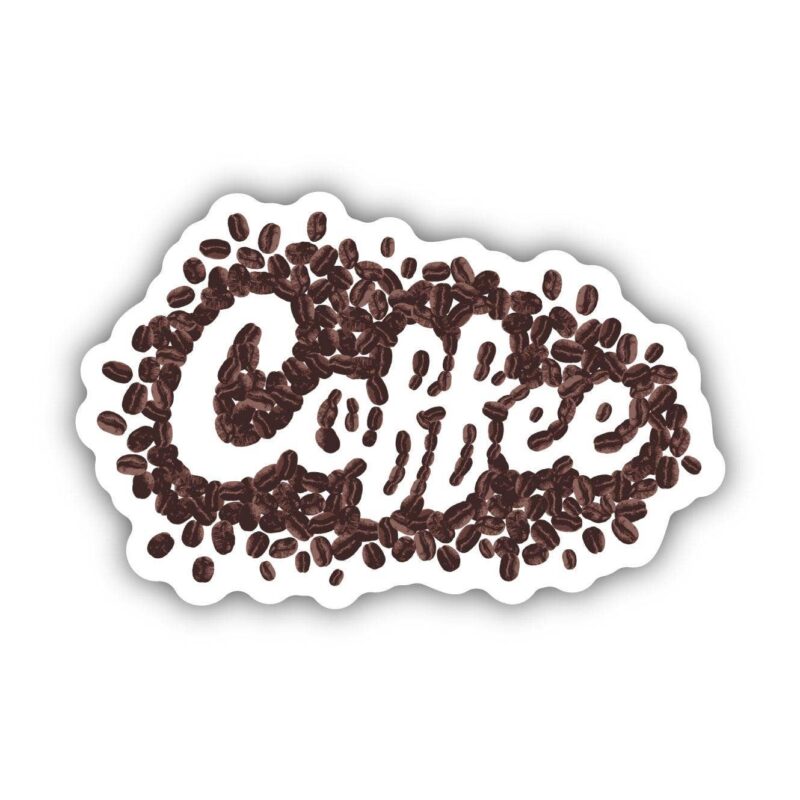 Big Moods Coffee Bean Art Sticker