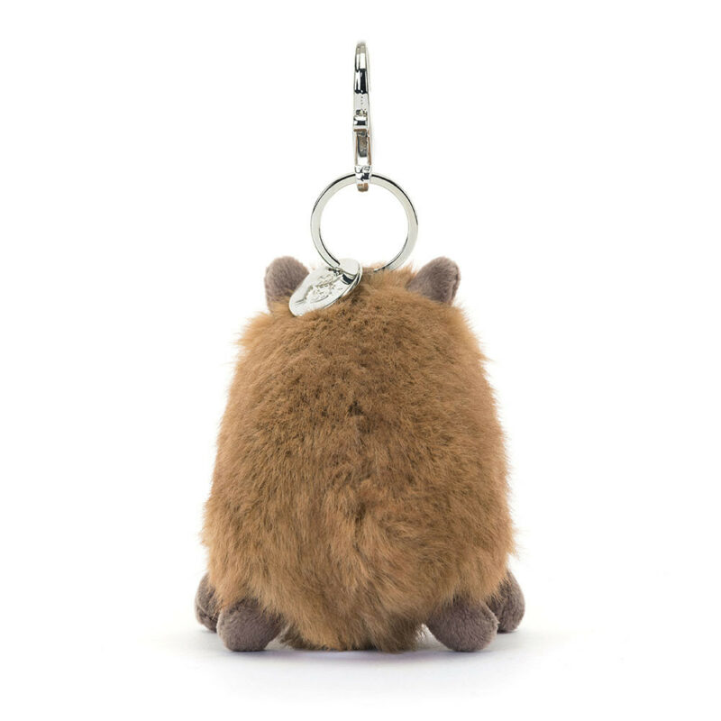 Clyde Capybara Bag Charm made by Jellycat