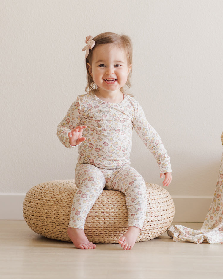 Quincy Mae Bamboo Pajama Set In Bloom