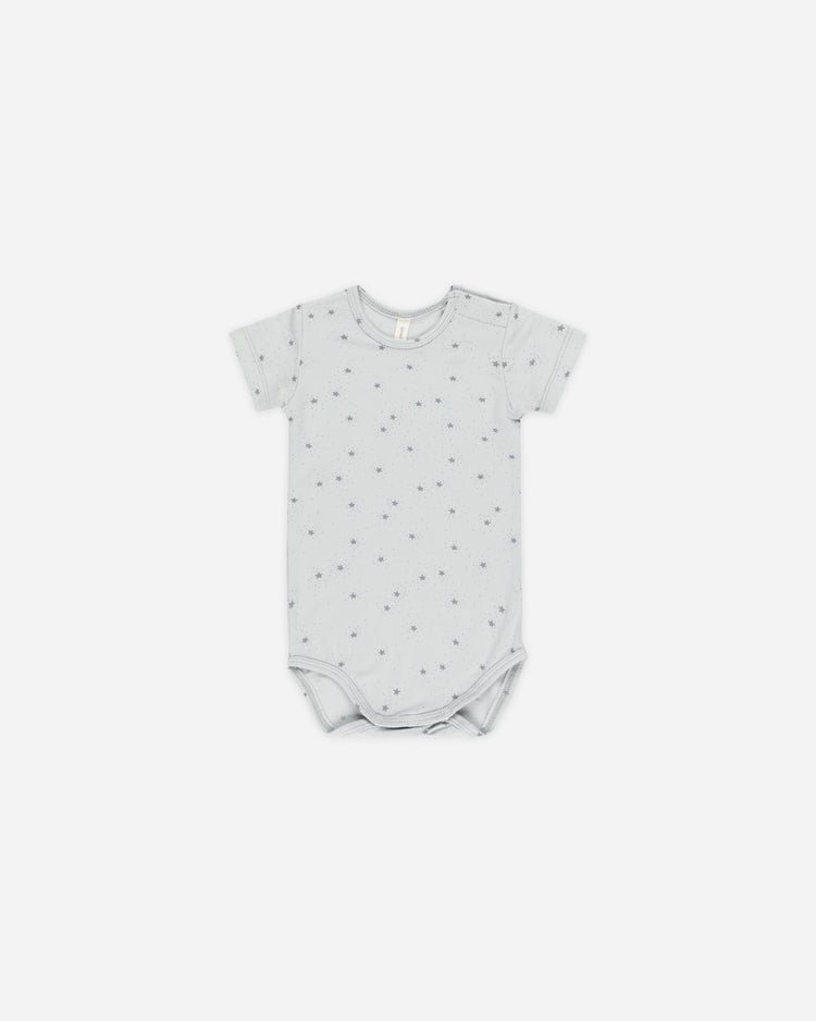 Quincy Mae Bamboo Short Sleeve Bodysuit In Twinkle