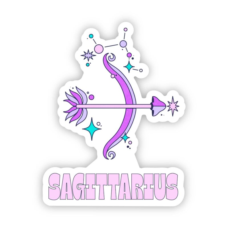 Big Moods Sagittarius Zodiac Sign Sticker