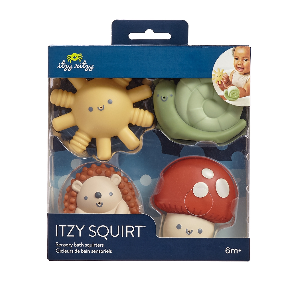 Itzy Ritzy Itzy Squirt Soft Bath Toy 4 Pack