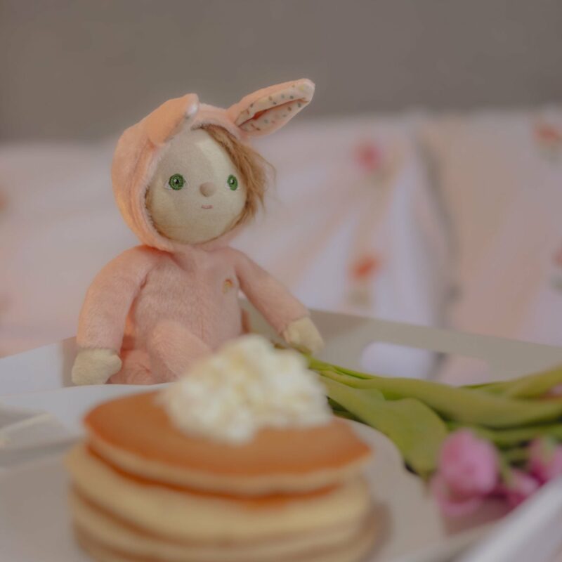 Olli Ella Dinky Dinkum Dolls Babbit Bunny Pink available at Blossom